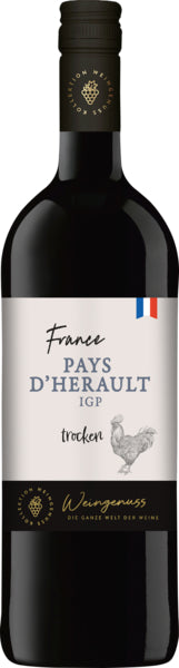 Wein-Genuss Pays d'Herault trocken IGP 1l