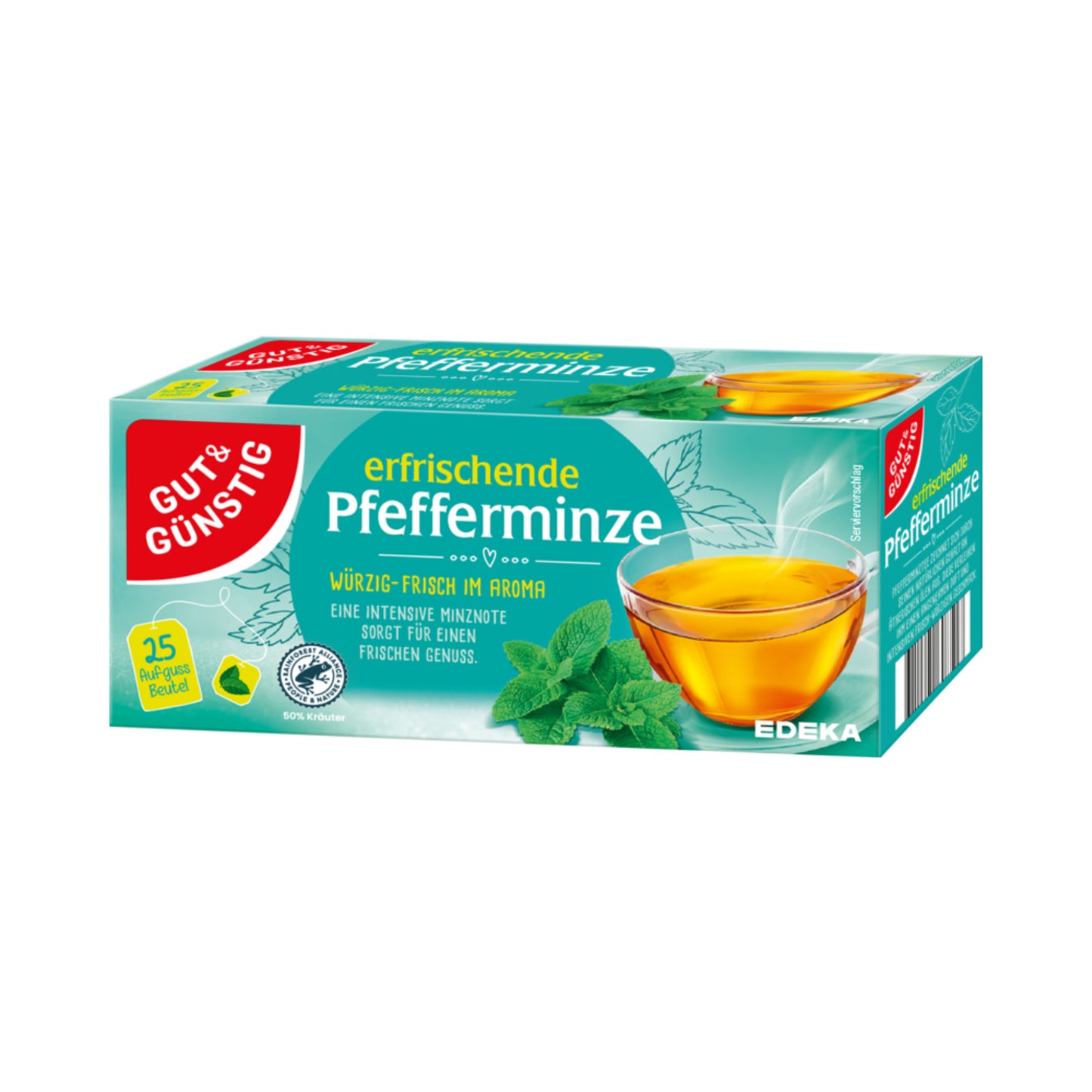 GUT&GÜNSTIG Pfefferminztee 25x2,25g
