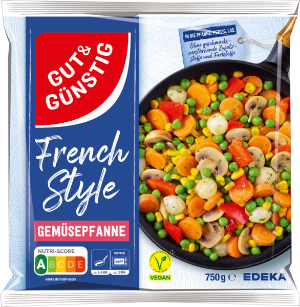 GUT&GÜNSTIG Pfannengemüse Französische Art 750g
