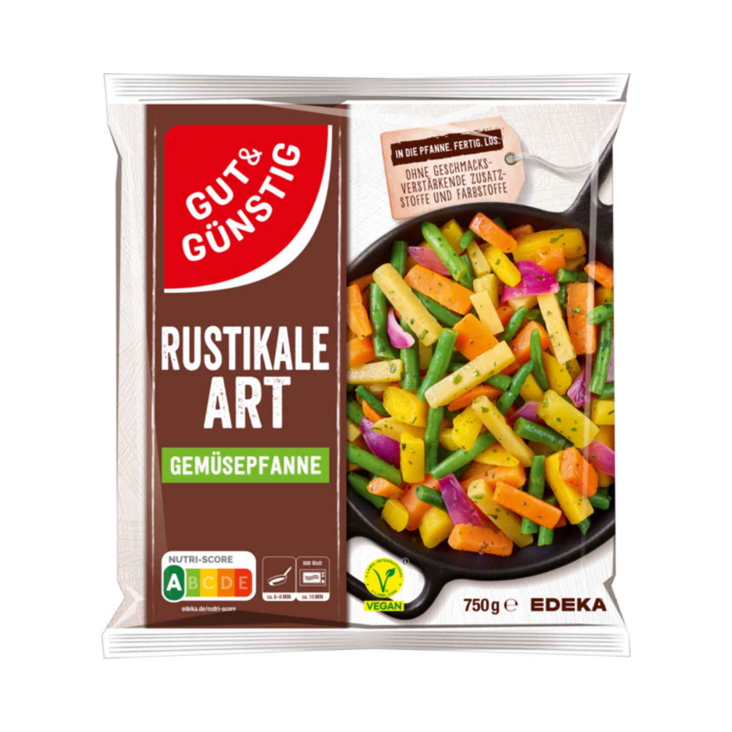 GUT&GÜNSTIG Pfannengemüse Rustikale Art 750g