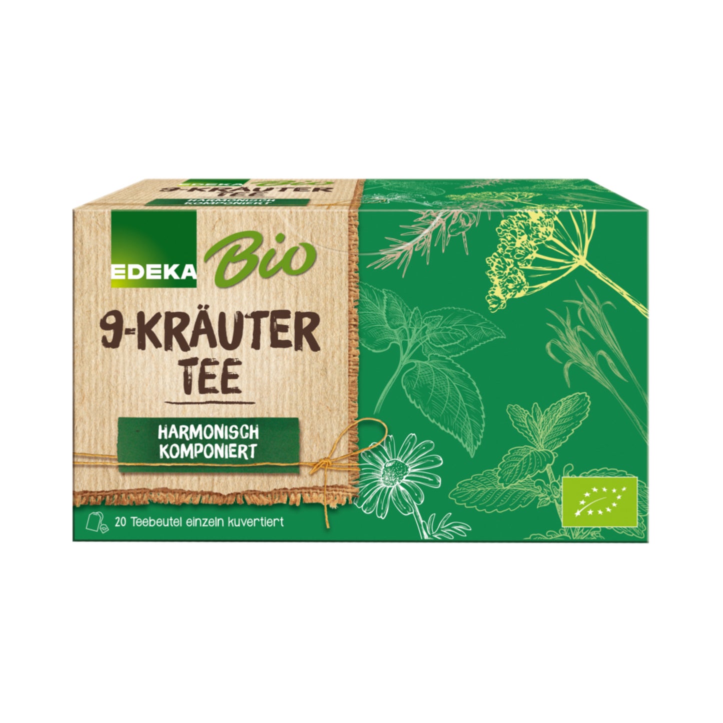 Bio EDEKA 9-Kräuter Tee 20x2g