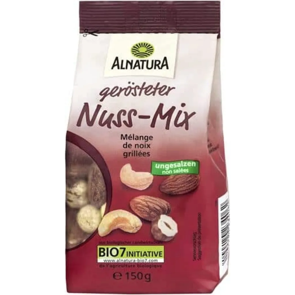 Bio Alnatura Nuss-Mix geröstet&ungesalzen 150g