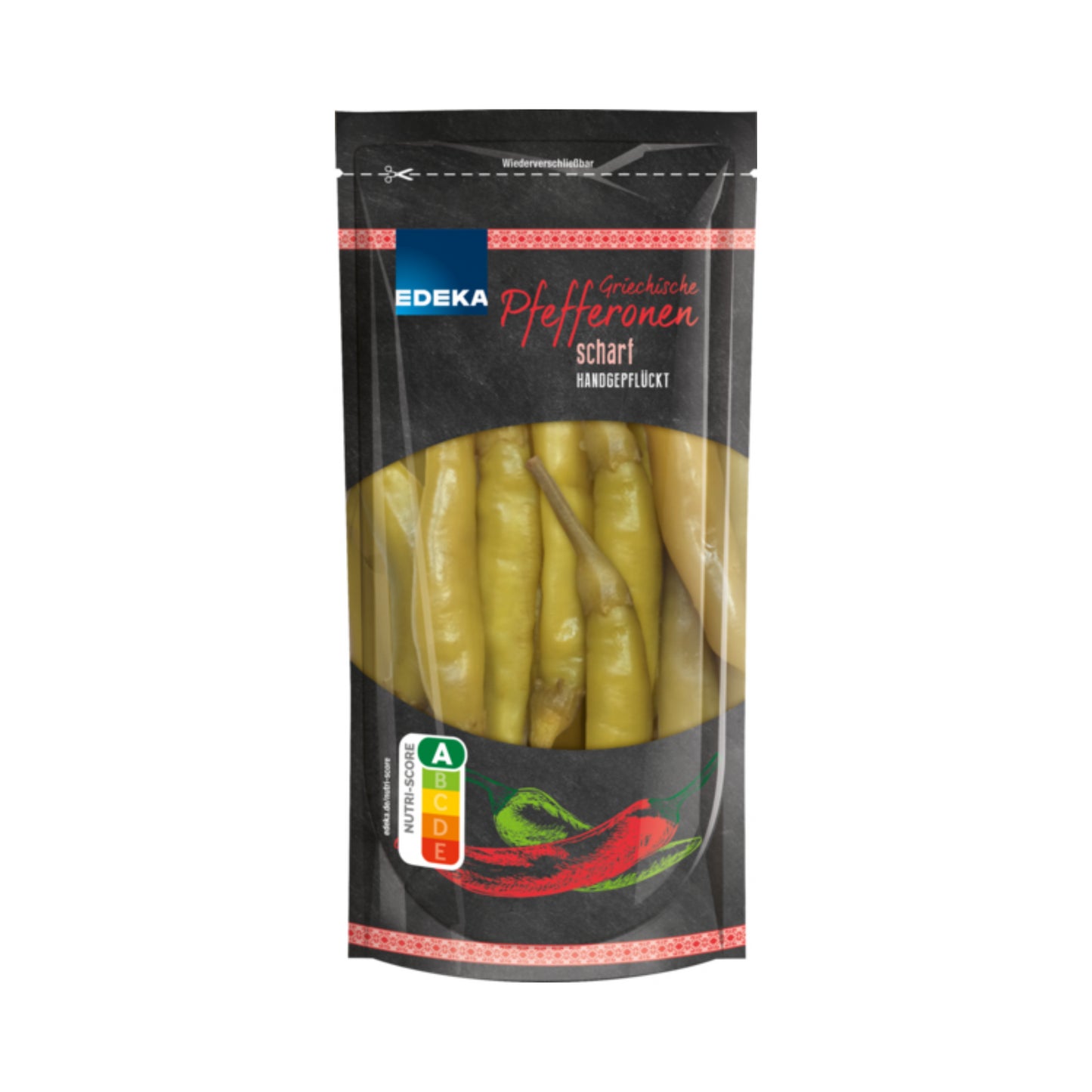 EDEKA Herzstücke grüne Pfefferonen scharf 250g