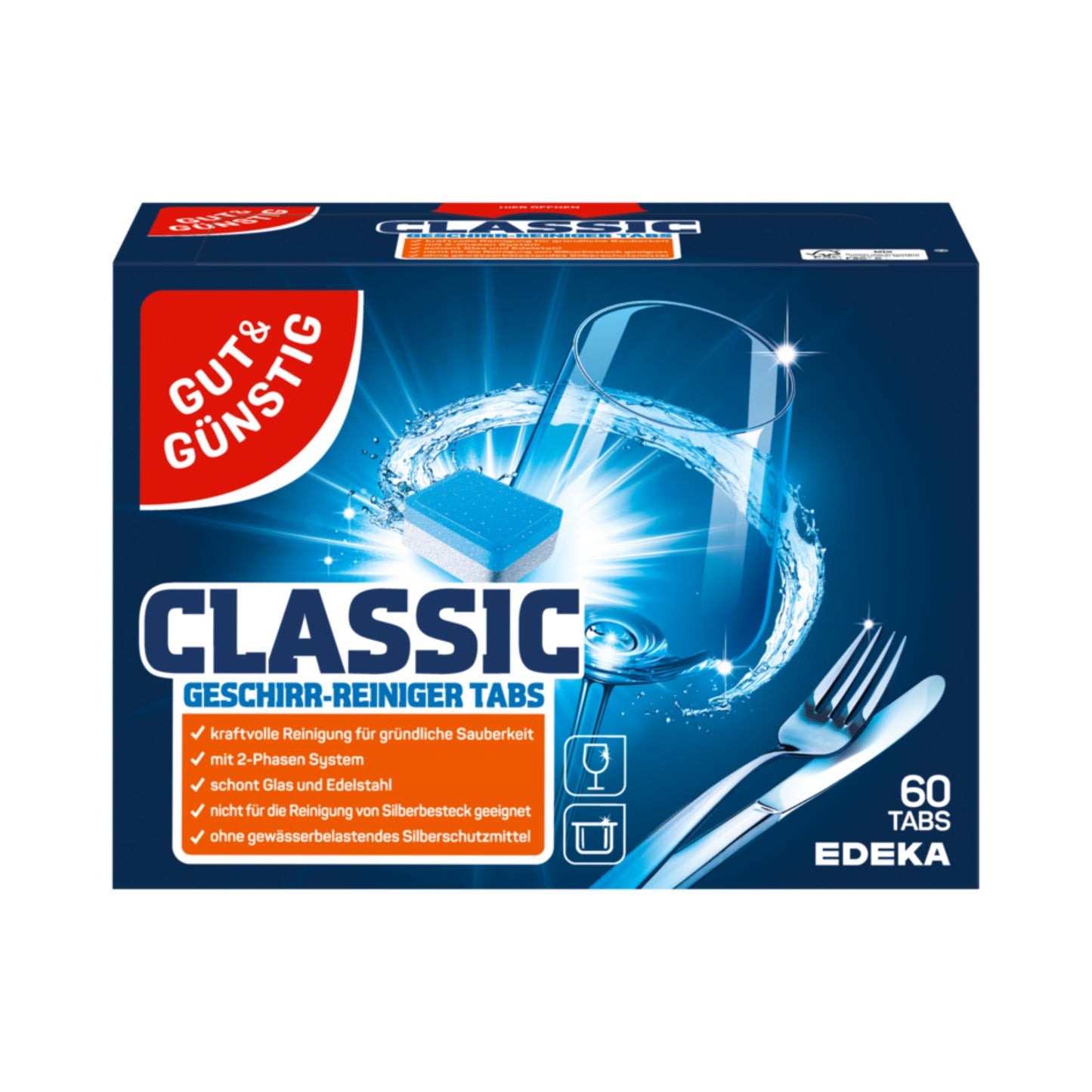 GUT&GÜNSTIG Power Classic Tabs 60ST 900g