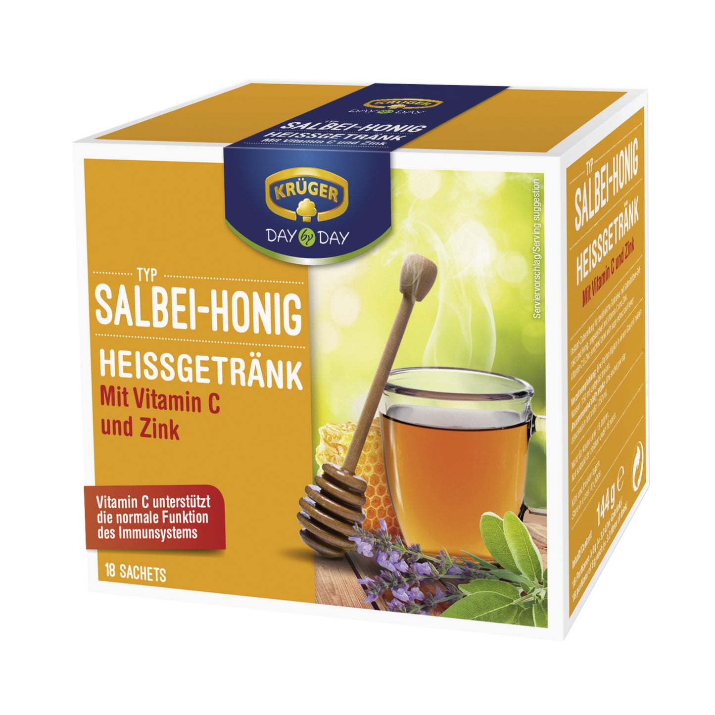 Krüger Heißgetränk Salbei-Honig 20ST 144g