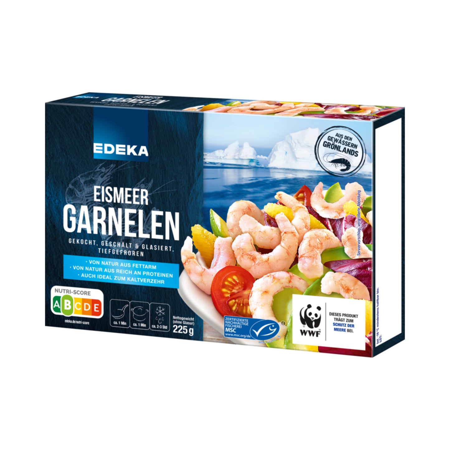 MSC EDEKA Herzstücke Eismeergarnelen 225g