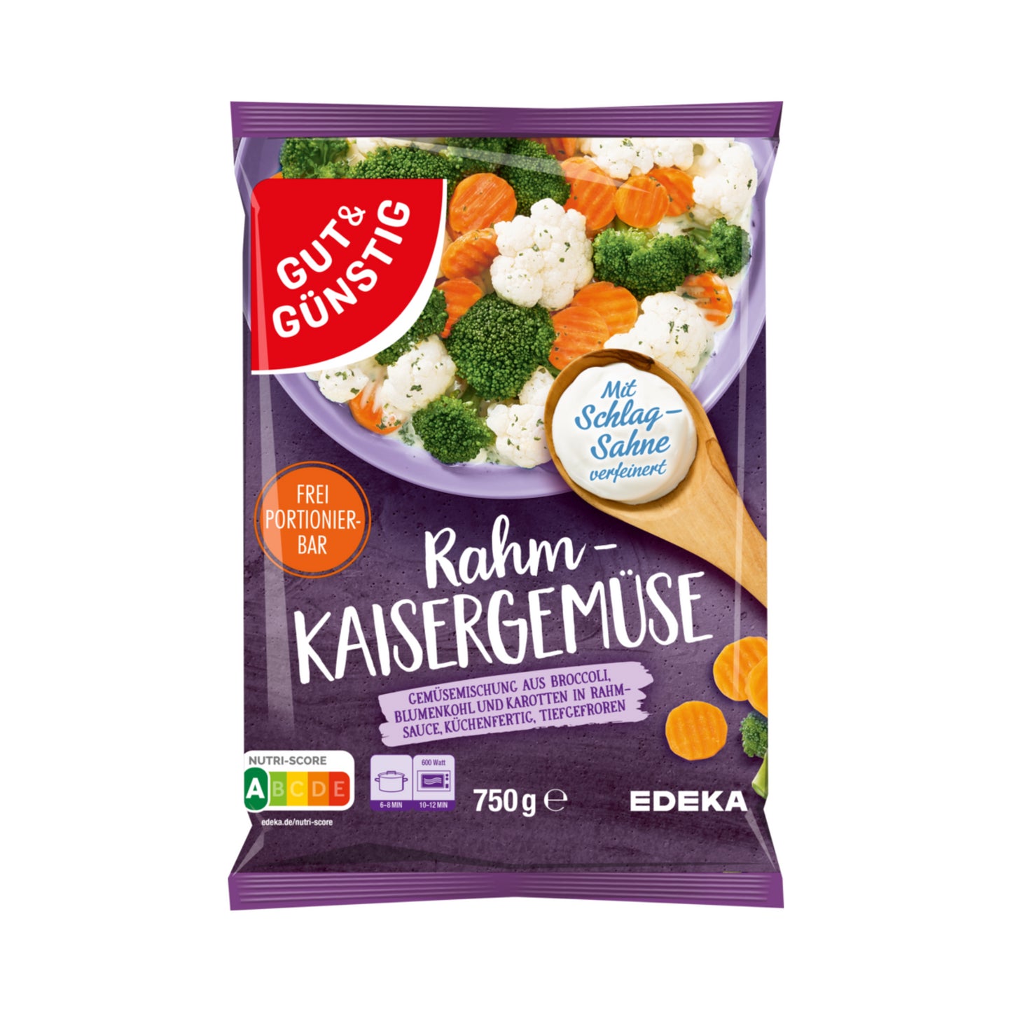 GUT&GÜNSTIG Rahm-Kaisergemüse 750g
