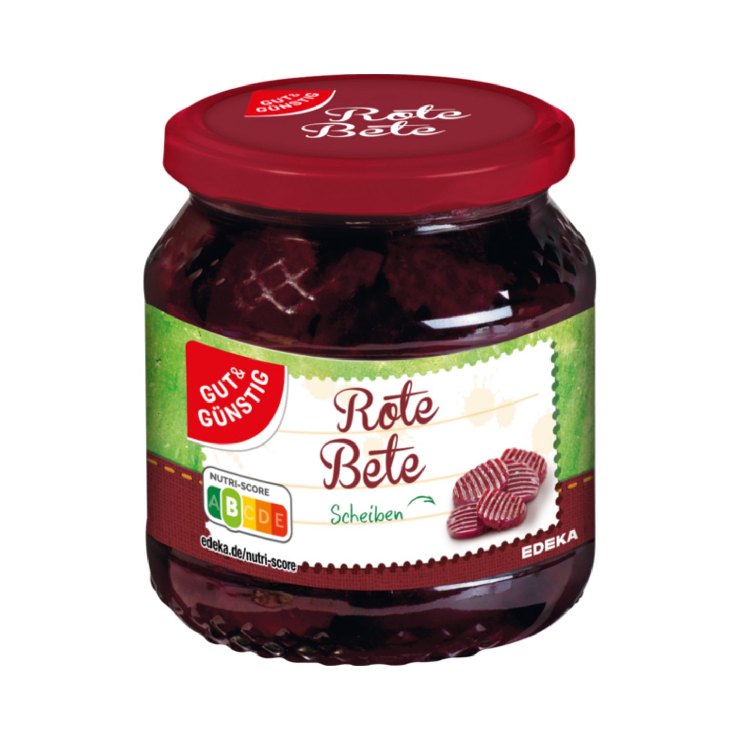 GUT&GÜNSTIG Rote Bete Scheiben 670g