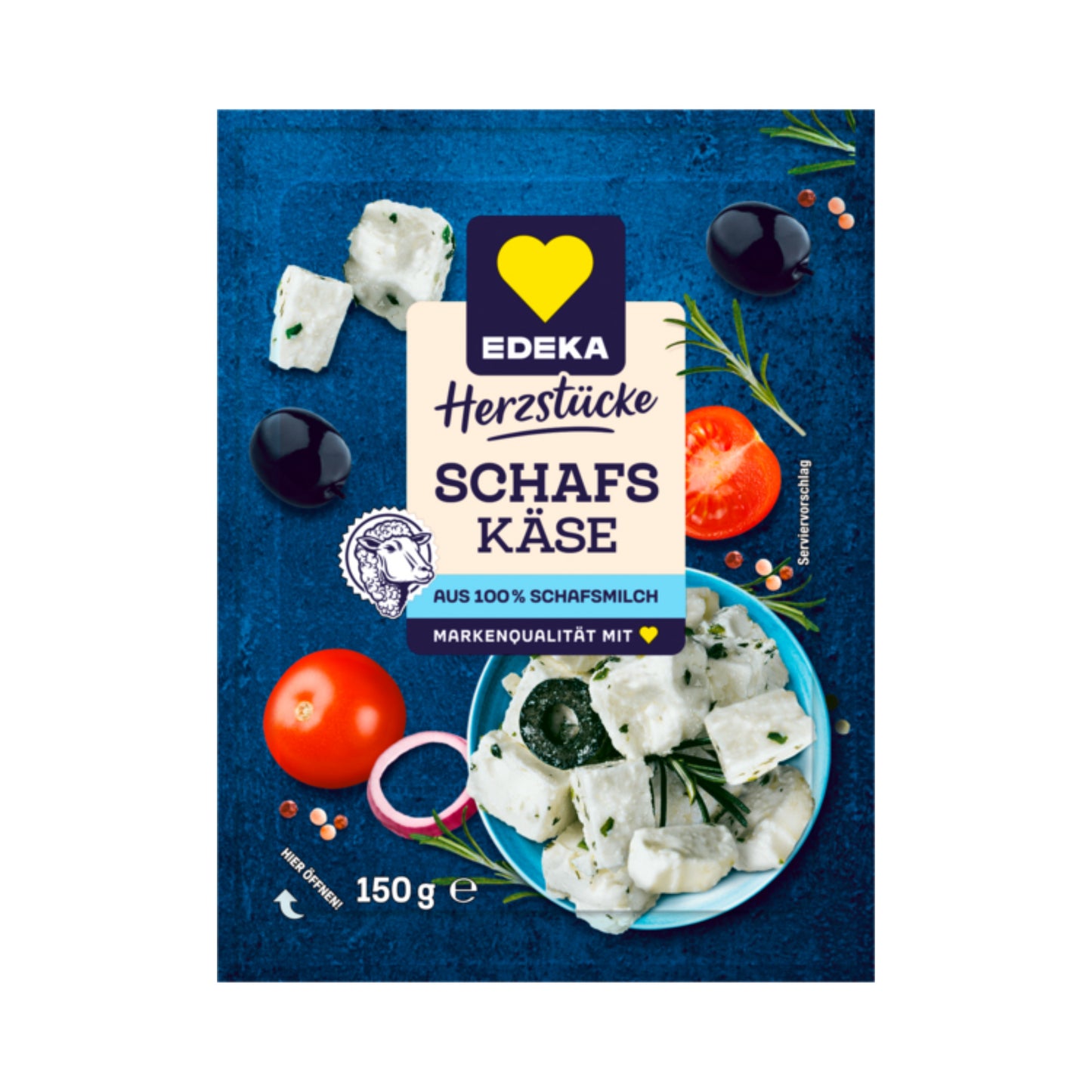 EDEKA Herzstücke Schafskäse 48% Vollfettstufe 150g