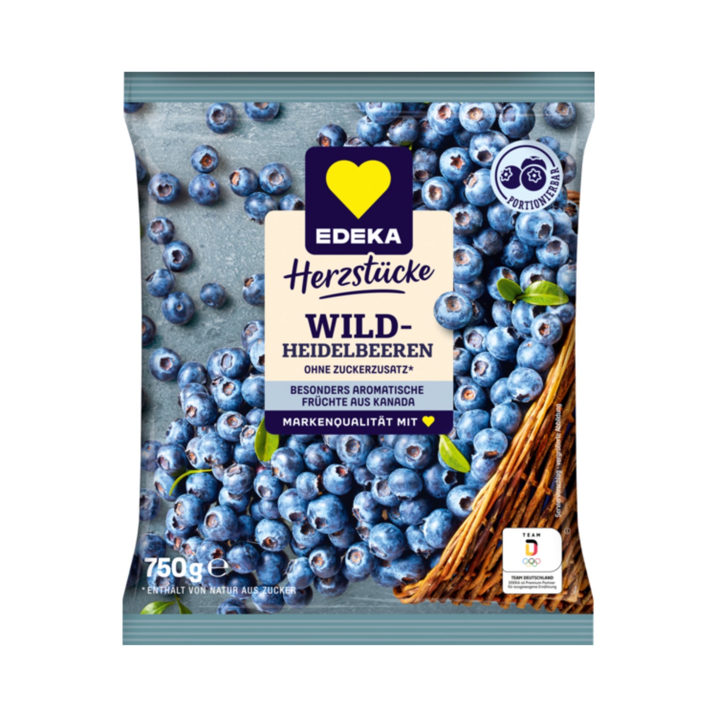 EDEKA Herzstücke Wild-Heidelbeeren 750g