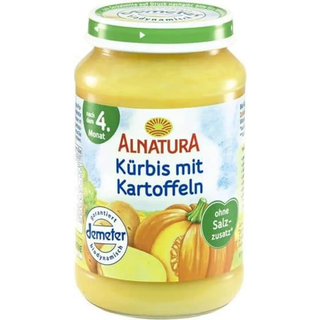 Demeter Alnatura Kürbis mit Kartoffeln nach dem 4.Monat 190g