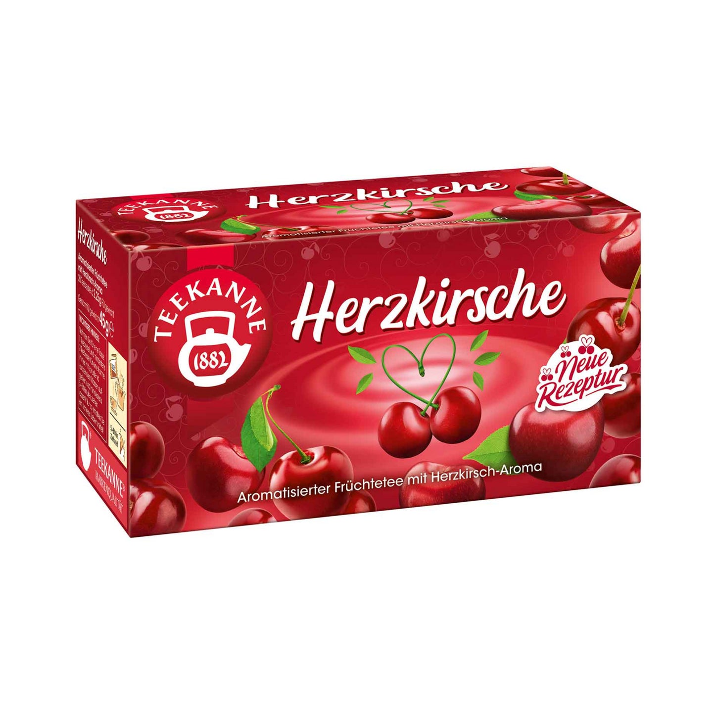 Teekanne Herzkirsche 20ST 45g