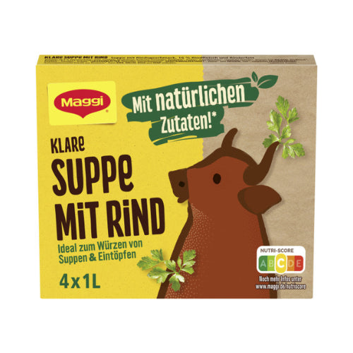 Maggi Klare Suppe mit Rind für 4l 80g