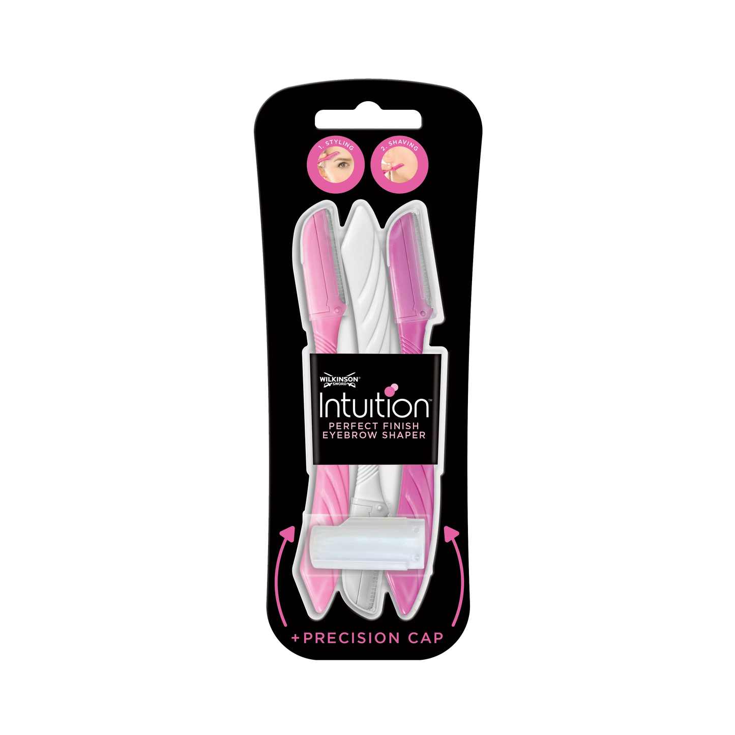 Wilkinson Intuition Perfect Finish Augenbrauen Rasierer 3ST