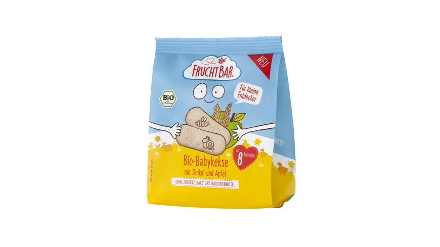 Bio Fruchtbar Babykekse Dinkel, Apfel 100g