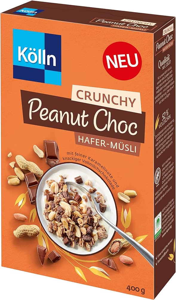 Kölln Crunchy Peanut Choc Hafer-Müsli 400g