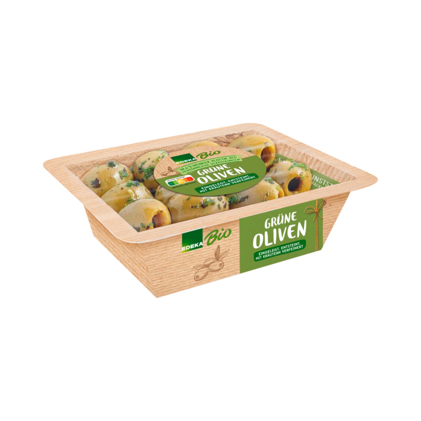 Bio EDEKA Grüne Oliven mariniert 150g
