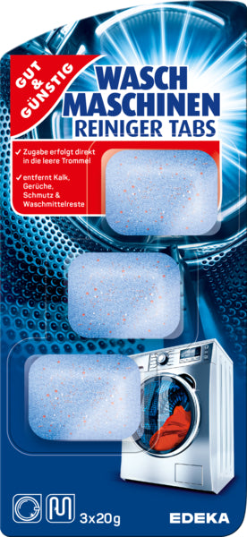 GUT&GÜNSTIG Waschmaschinenreiniger Tabs 3x20g
