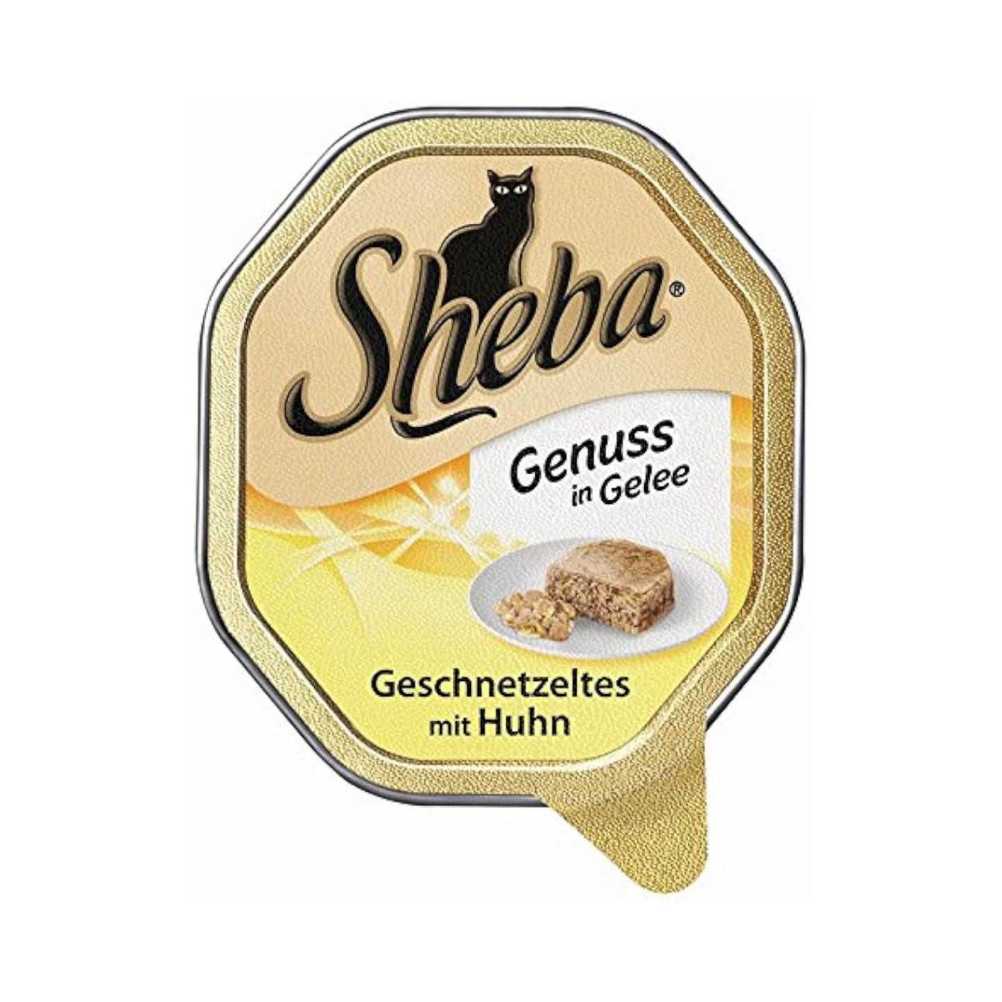 ShebaGenuss in Gelee Geschnetzeltes mit Huhn 85g