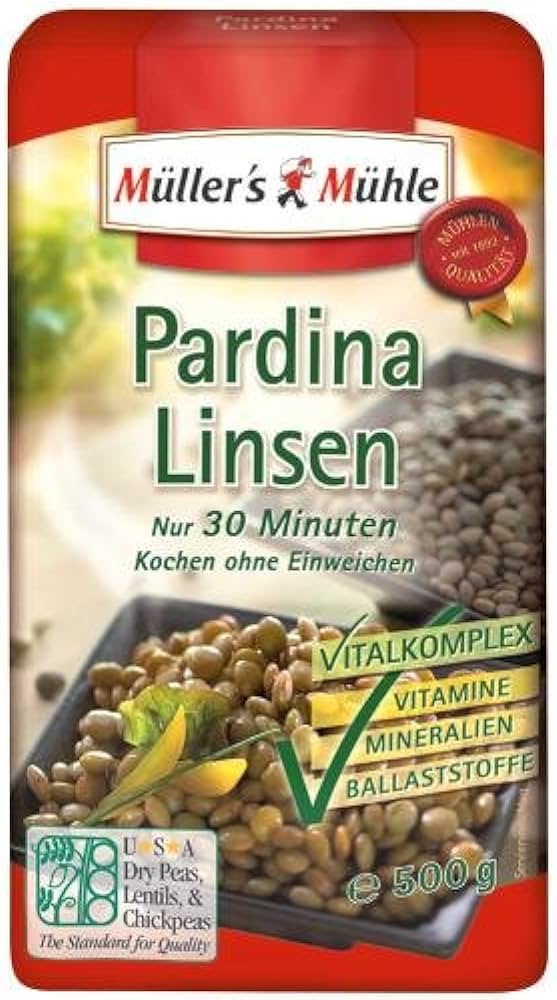 Müllers Mühle Pardina Linsen 500g