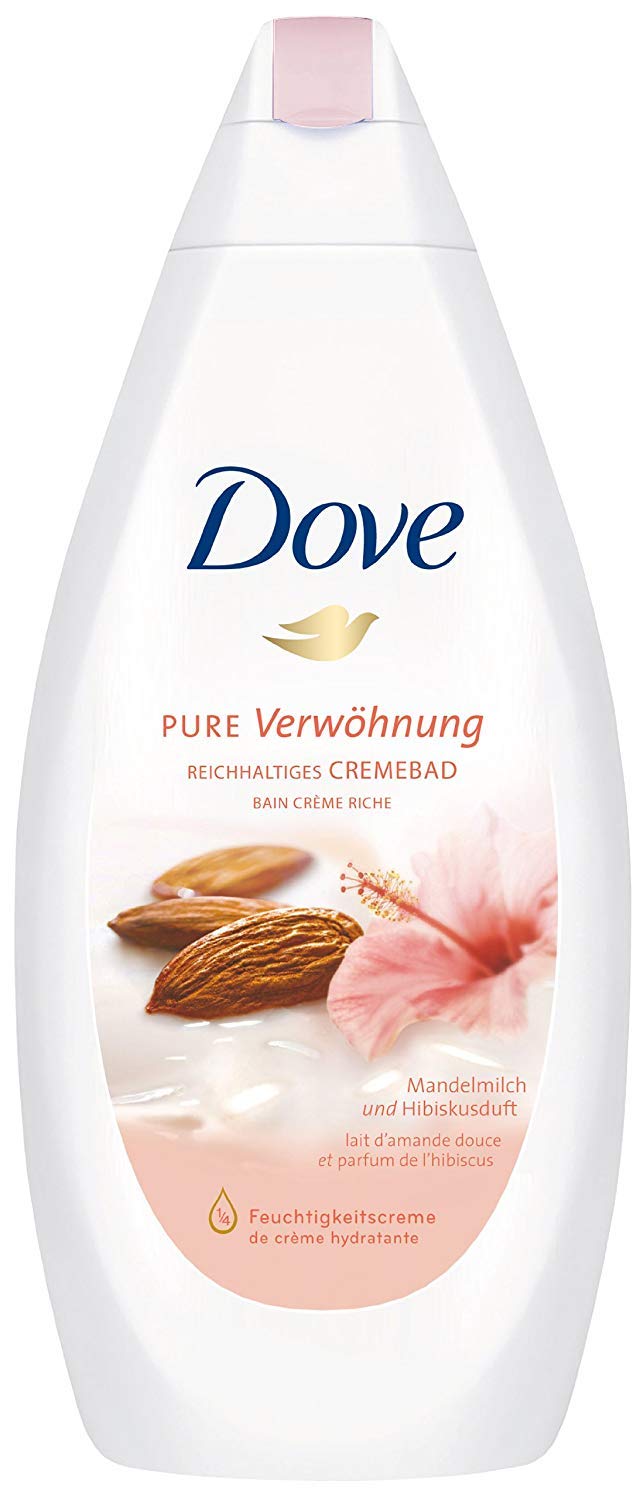 Dove Dove Reichhaltiges Cremebad Pure Verwöhnung Mandelmilch & Hibiskusduft 750ml