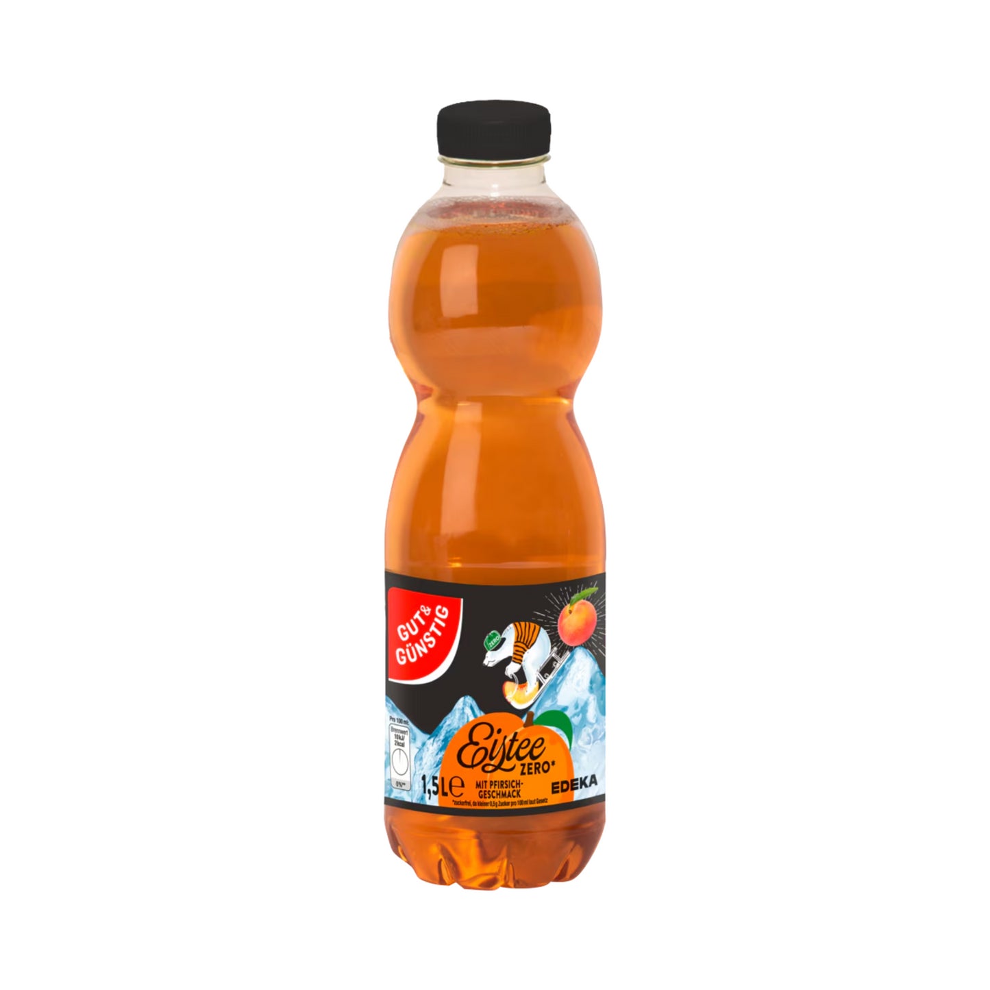GUT&GÜNSTIG Eistee Pfirsich Zero 1,5l DPG