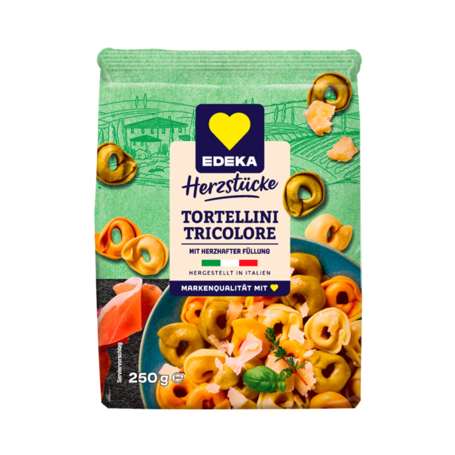 EDEKA Herzstücke Tortellini Tricolore 250g