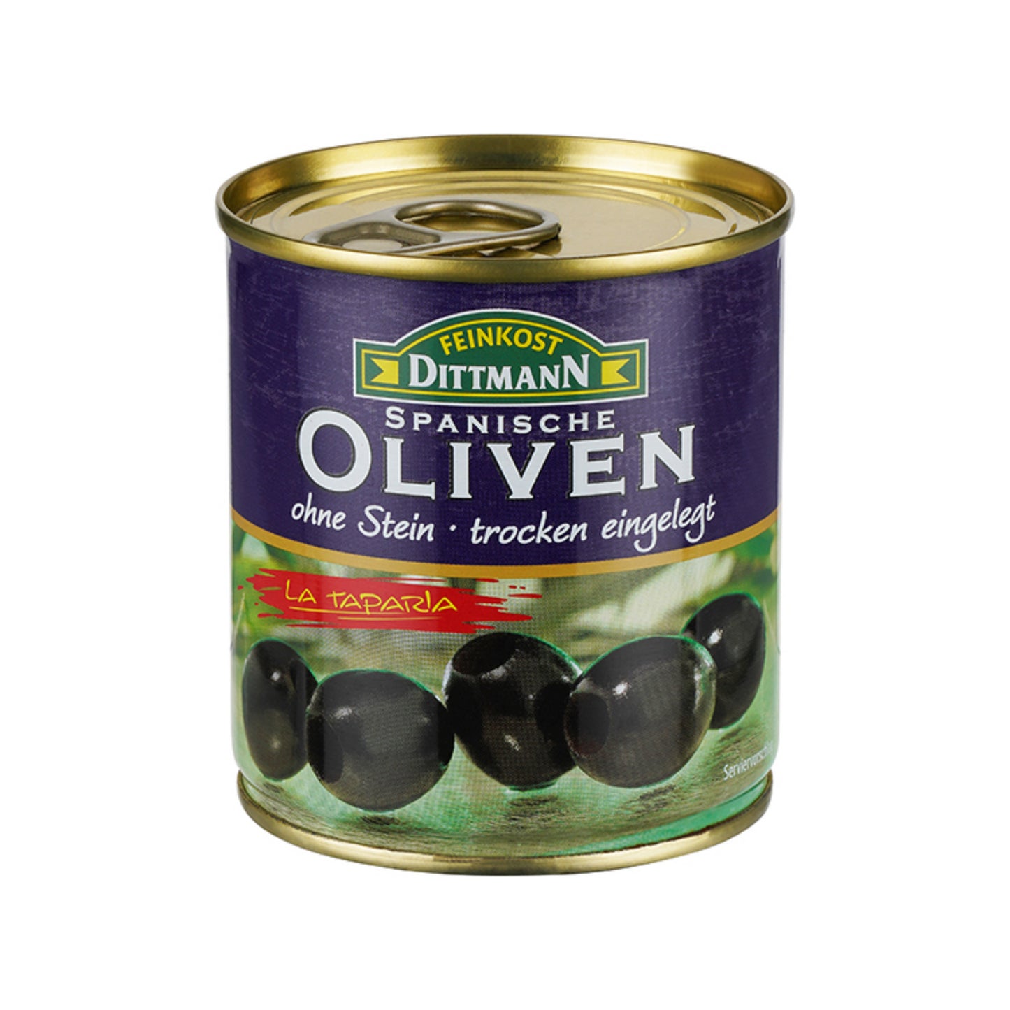 Feinkost Dittmann Oliven schwarz trocken ohne Stein 85g