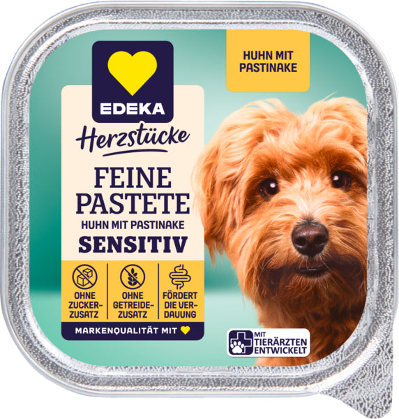 EDEKA Herzstücke Feine Pastete Sensitive Huhn&Pastinake 150g