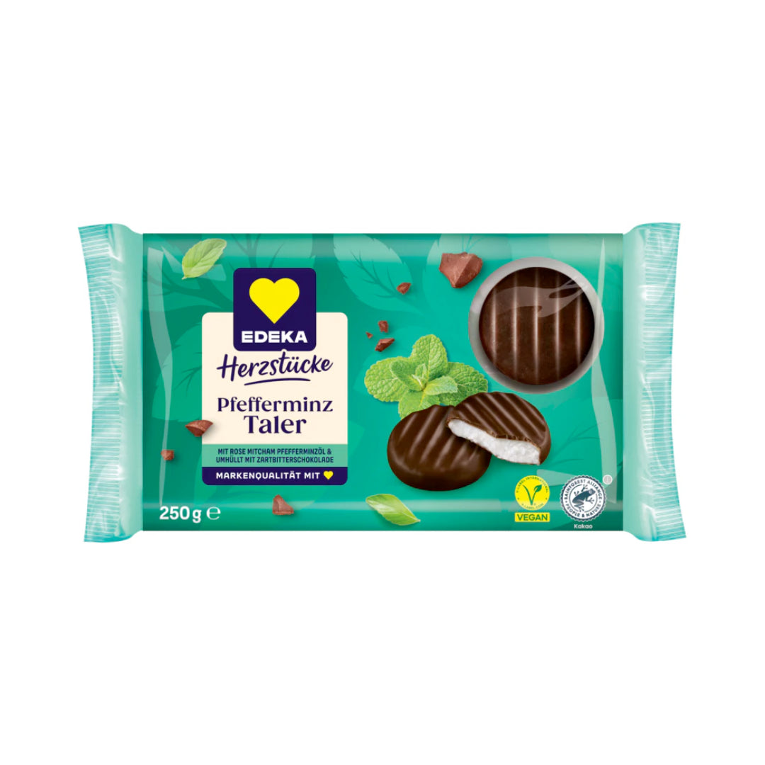 EDEKA Herzstücke Pfefferminztaler 250g