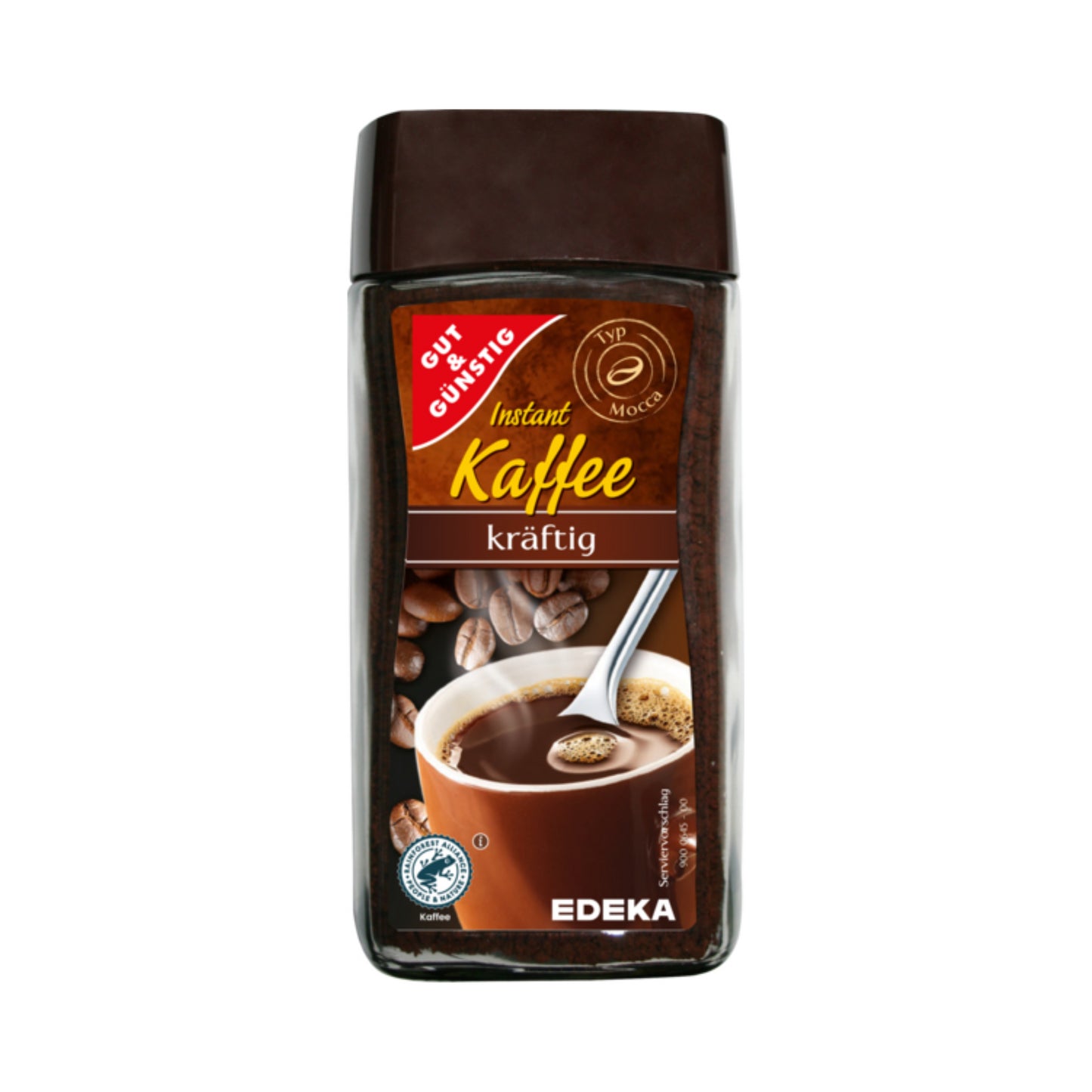 GUT&GÜNSTIG Kräftig löslicher Bohnenkaffee 200g