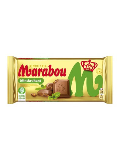 Marabou Tafel Mintkrokant 220g