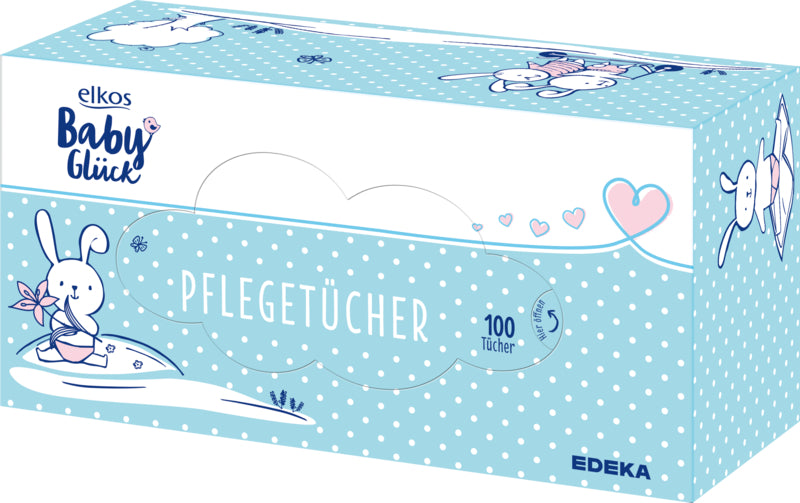 EDEKA elkos Babyglück Babypflegetücher 100ST