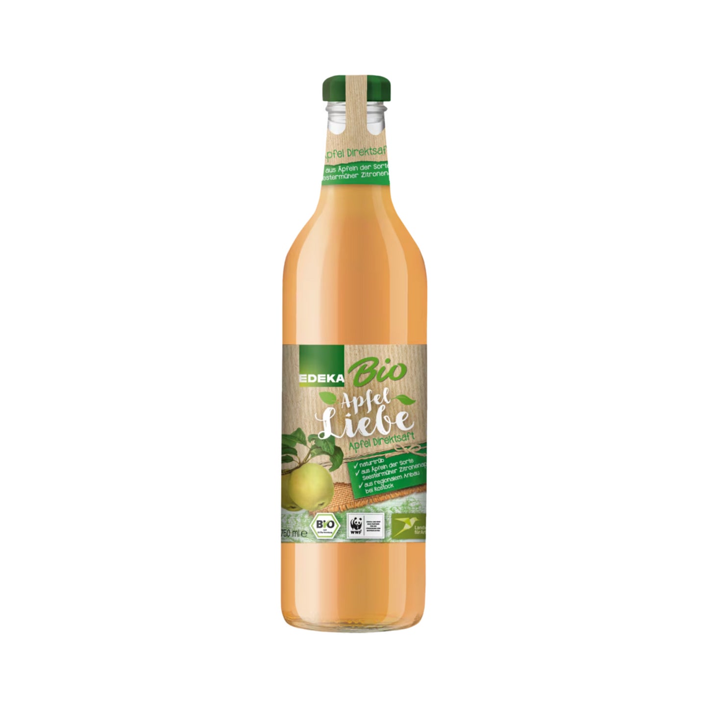Bio EDEKA Apfel Liebe Apfel Direktsaft 0,75l