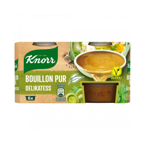 Knorr Bouillon Pur Delikatess für 6x1/2l 6x28g