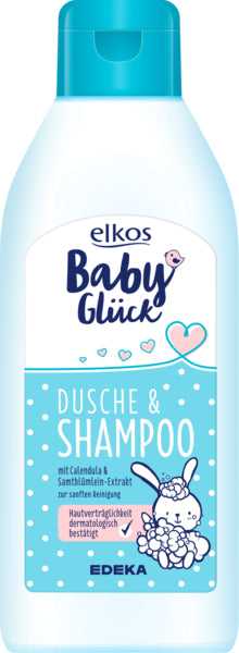 EDEKA elkos Babyglück Dusche & Shampoo 250ml