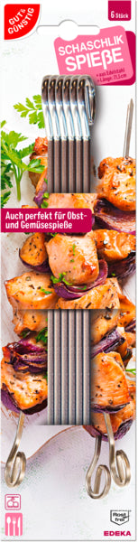 GUT&GÜNSTIG Schaschlikspieße 6ST