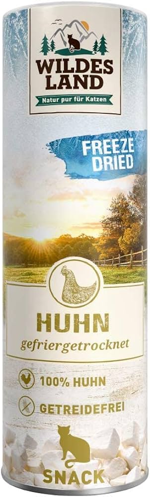 Wildes Land Katzen Snack Freeze Dried Huhn 30g