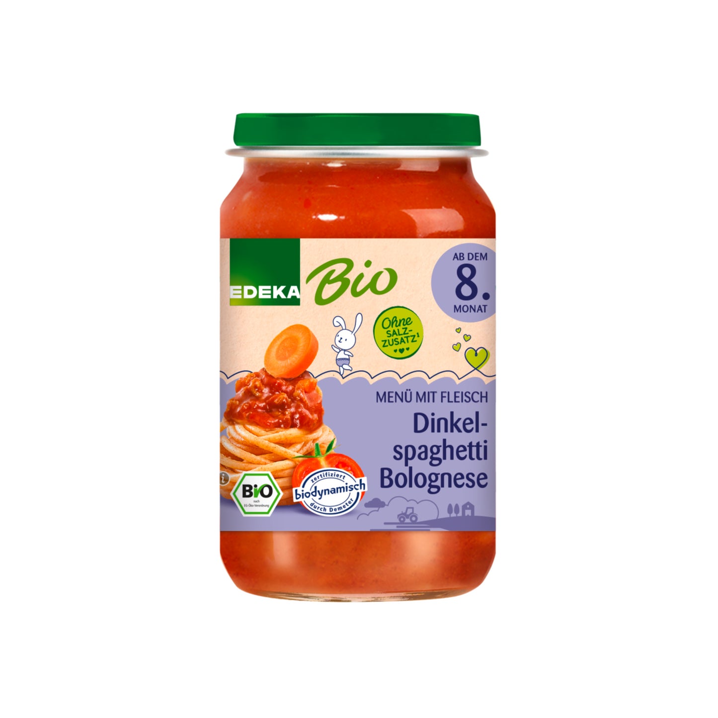 Demeter EDEKA Dinkelspaghetti Bolognese ab dem 8.Monat 220g