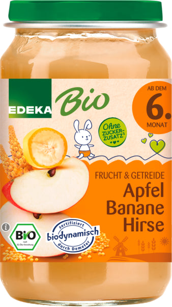 Demeter EDEKA Apfel-Banane-Hirse ab dem 6.Monat 190g