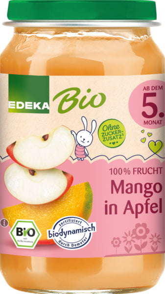Demeter EDEKA Mango in Apfel ab dem 5.Monat 190g