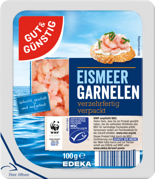 MSC GUT&GÜNSTIG Eismeergarnelen 100g