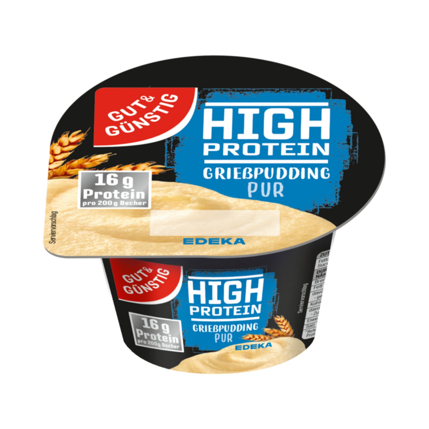 GUT&GÜNSTIG Protein Grießpudding Pur 200g