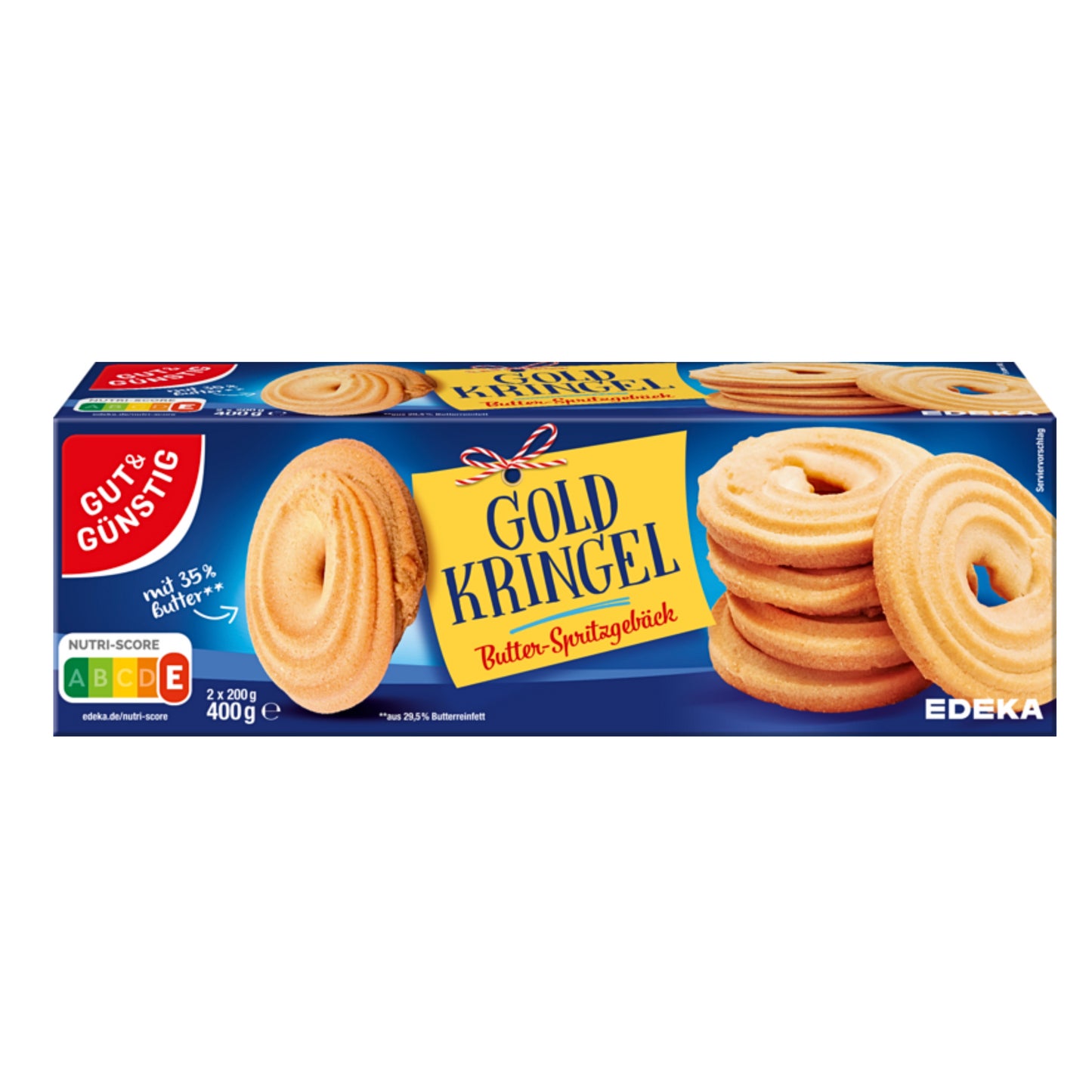 GUT&GÜNSTIG Butterspritzgebäck 400g