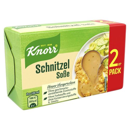 Knorr Schnitzel Soße für 2x250ml 50g