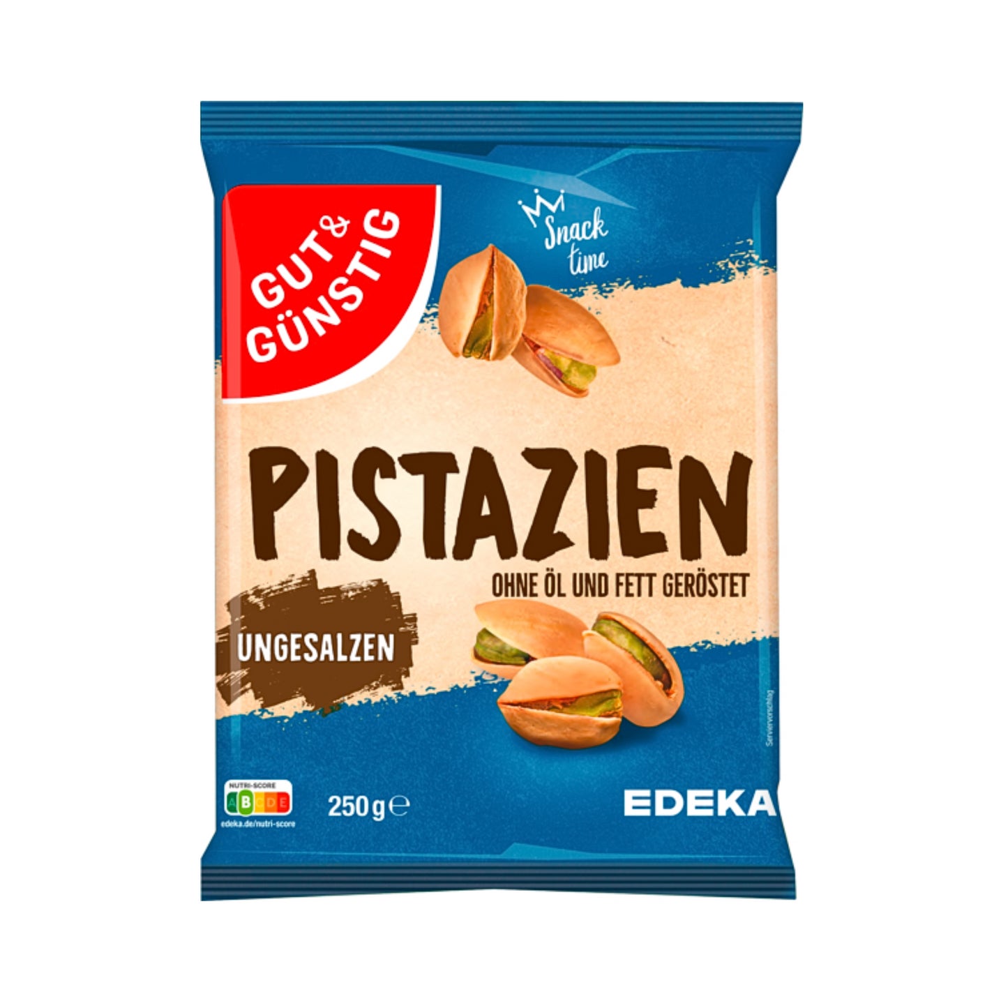 GUT&GÜNSTIG Pistazien ohne Salz 250g