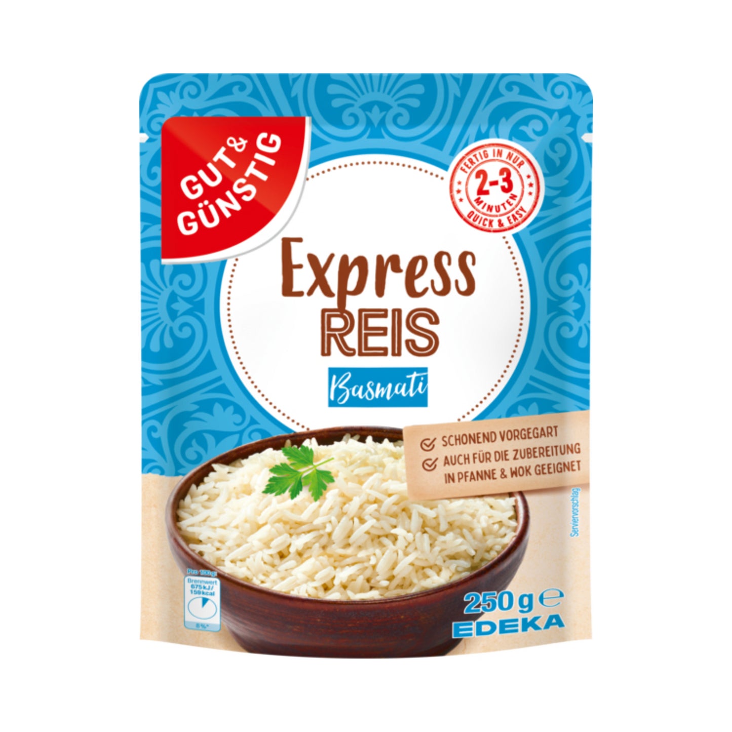 GUT&GÜNSTIG Express Reis Basmati 250g