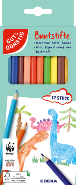 GUT&GÜNSTIG Buntstifte 12ST