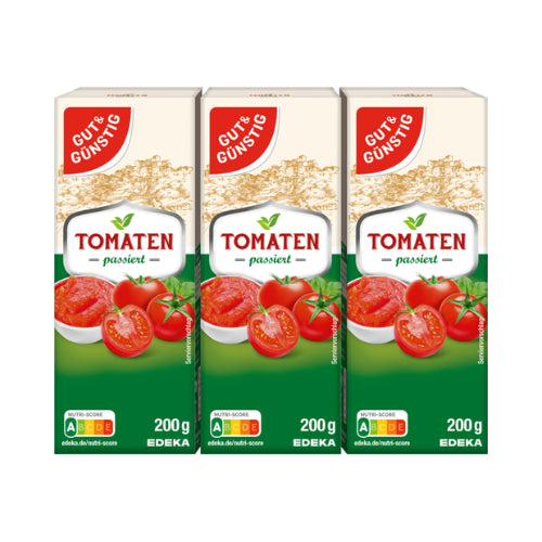 GUT&GÜNSTIG Passierte Tomaten 3x200g