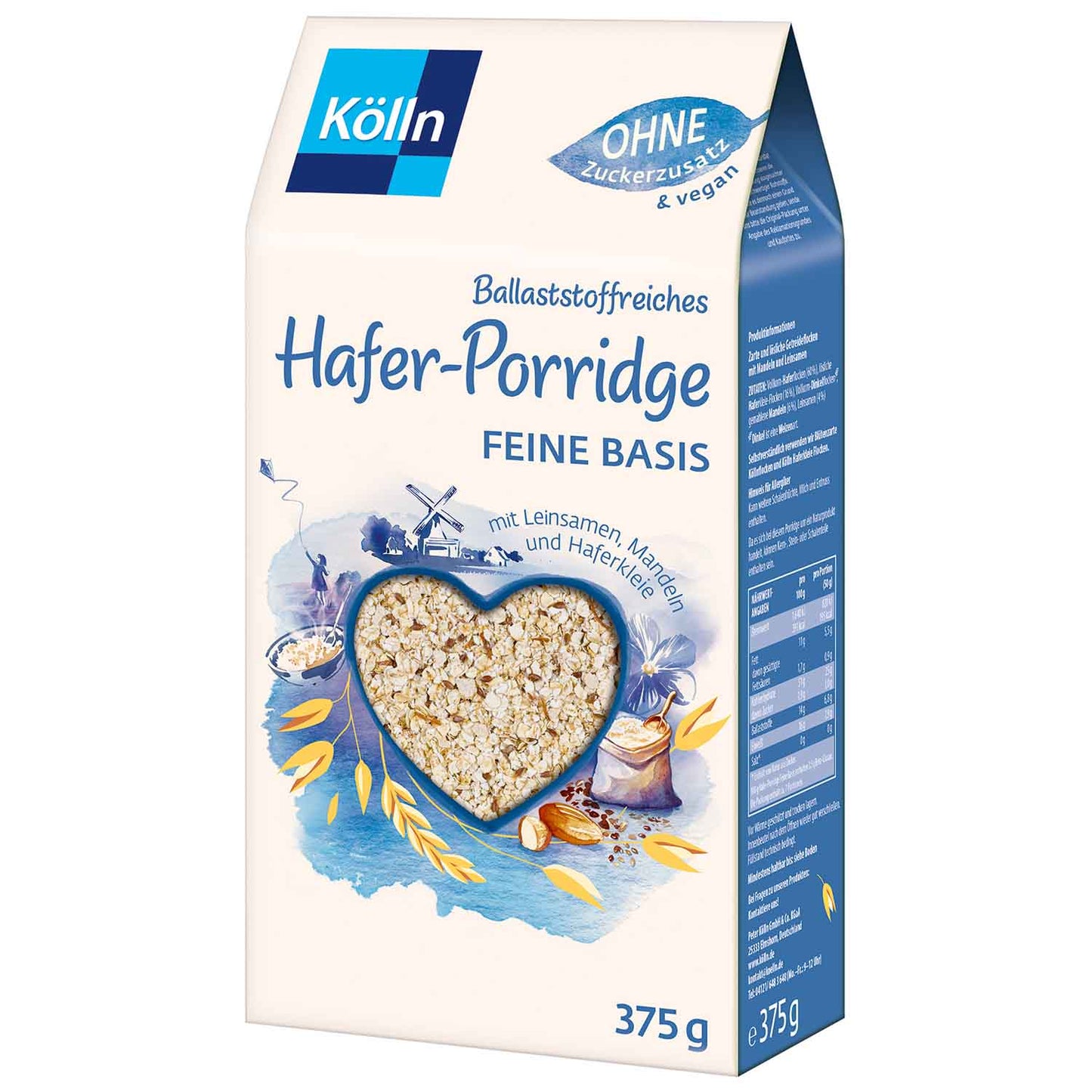 Kölln Hafer-Porridge Feine Basis 375g